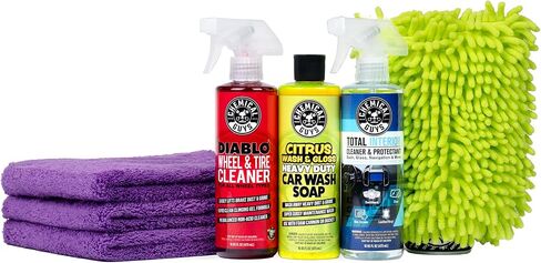 Chemical Guys HOL121 Best Car Wash Bucket Kit, (Safe for Cars, Trucks, SUVs, RVs & More) 11 Items in Saudi Arabia