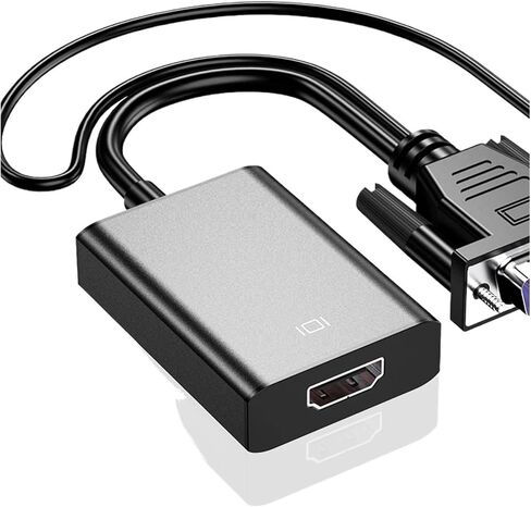 V/GA to HDMI-Compatible Converter Adapter Male to Female Cable with 1080P V/GA Adapter for PC to HDTV Projector in Saudi Arabia
