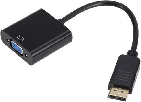 DisplayPort to V/GA Adapter 1080P High Definition DP Male to V/GA Female Converter Cable for Projector TV Computer PC(White) in Saudi Arabia