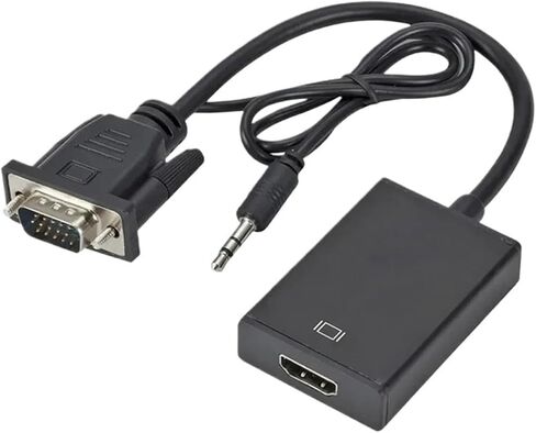 V/GA to HDMI-Compatible Adapter Cable with Output HD 1080P VGA2HDMI-compatible Converter for PC to HDTV Projector in Saudi Arabia