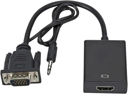 V/GA to HDMI-Compatible Adapter Cable with Output HD 1080P VGA2HDMI-compatible Converter for PC to HDTV Projector in Saudi Arabia