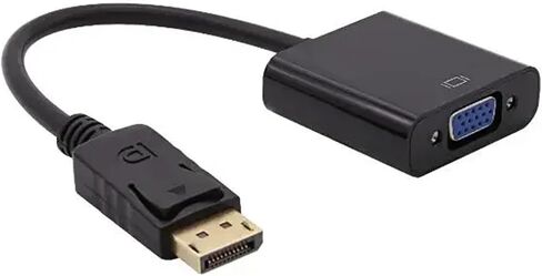 DP إلى V/GA ​​DisplayPort ذكر إلى V/GA ​​أنثى محول كابل محول 1080P لجهاز عرض الكمبيوتر التلفزيون in Saudi Arabia