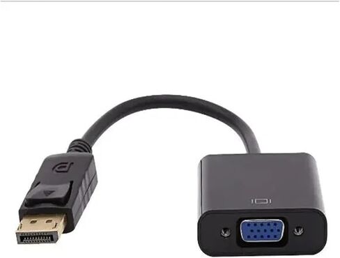 DP إلى V/GA ​​DisplayPort ذكر إلى V/GA ​​أنثى محول كابل محول 1080P لجهاز عرض الكمبيوتر التلفزيون in Saudi Arabia