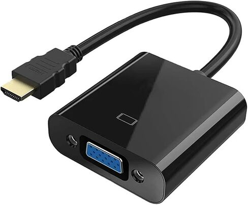 Digital to Analog HDMI-Compatible Male to V/GA Female Video Converter Adapter Cable 1080P HDTV M>oni>tor for PC Projector in Saudi Arabia