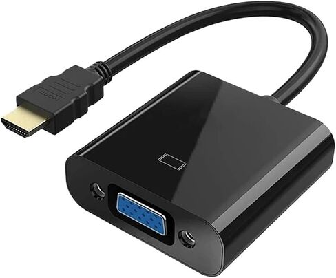 Digital to Analog HDMI-Compatible Male to V/GA Female Video Converter Adapter Cable 1080P HDTV M>oni>tor for PC Projector in Saudi Arabia