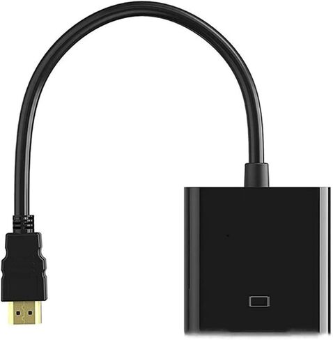 Digital to Analog HDMI-Compatible Male to V/GA Female Video Converter Adapter Cable 1080P HDTV M>oni>tor for PC Projector in Saudi Arabia