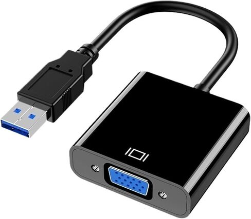 USB 3.0 to V/GA Video Display Adapter 1080P Multi-Display Converter Video Cable for Projector M>oni>tor PC TV(White) in Saudi Arabia