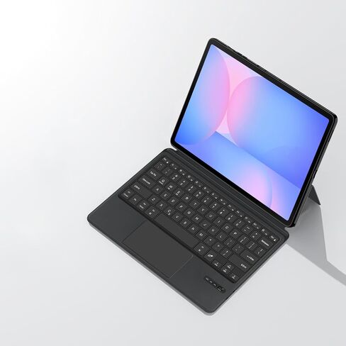 Smart Keyboard Case for Samsung Galaxy Tab S9 / S10 Full-Coverage English Keyboard Cover with Built-in Touchpad Seven-Color Backlit Keys Free Mouse (S9 FE 10.9-inch 2023 SM-X510 / X516 / X518) in Saudi Arabia