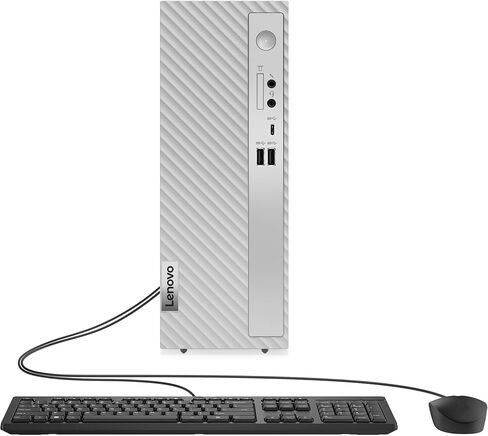 Lenovo IdeaCentre 3 SFF Desktop Computer, 10-core Intel Core i5-14400, 32GB RAM, 1TB SSD, HDMI + VGA, Wi-Fi 6, RJ-45, USB-C, Wired Keyboard & Mouse, Windows 11 Home in Saudi Arabia