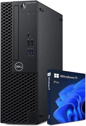 Dell OptiPlex 3070 Small Form Factor Computer PC, Intel Core i5-9500 up to 4.4GHz, 16G DDR4, 512G SSD, i5 Desktop PC Windows 11 Pro 64 Bit (Renewed) in Saudi Arabia