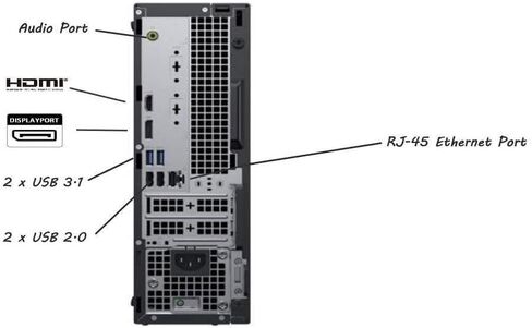 Dell OptiPlex 3070 Small Form Factor Computer PC, Intel Core i5-9500 up to 4.4GHz, 16G DDR4, 512G SSD, i5 Desktop PC Windows 11 Pro 64 Bit (Renewed) in Saudi Arabia