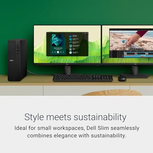 كمبيوتر سطح المكتب Dell Tower - Intel 10-Core Ultra 5 225 (حتى 4.9 جيجا هرتز)، Intel UHD Graphics، Windows 11 Pro، Wi-Fi 6، Bluetooth 5.4، مع الملحقات (16 جيجابايت DDR5 | 1 تيرابايت SSD) in Saudi Arabia