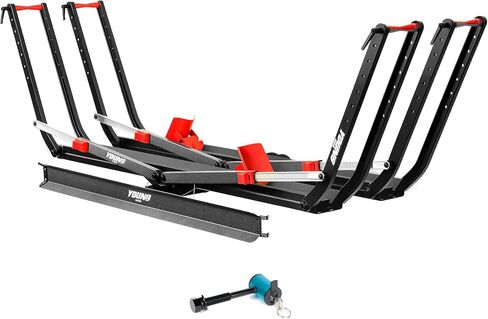 Young Electric Ebike Rack with Ramp 200 lbs 2-Bike Rack Hitch Mount in Kuwait