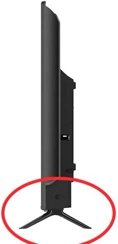 أرجل حامل قاعدة التلفزيون الأصلية لتلفزيون Philips Roku الذكي - فئة 40 بوصة FHD موديل 40PFL6533/F7 (البراغي متضمنة). in Saudi Arabia