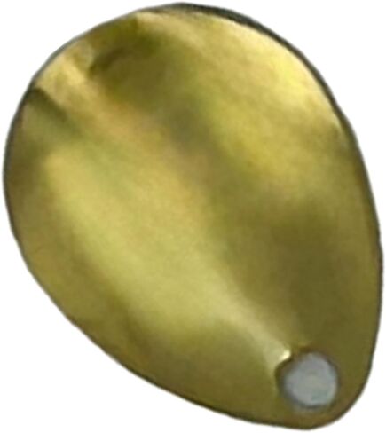 25 Pack Spinner Blades Colorado Brass and Nickel Spinner Lure Making Parts Accessories DIY Spinnerbait Inline Spinner Premium Colorado Smooth and Hex Blades - Made in USA in Saudi Arabia