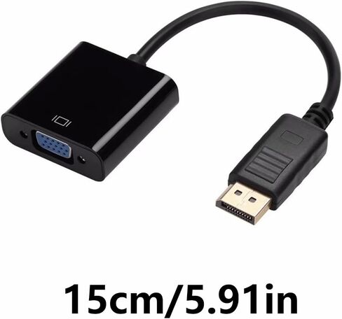 محول DisplayPort إلى VGA 1080P DisplayPort إلى محول VGA/HDTV لأجهزة الكمبيوتر المحمول وشاشات العرض ومحولات HDTV DVI in Saudi Arabia