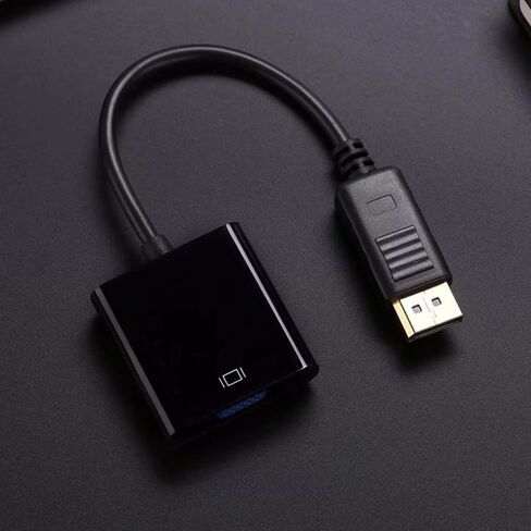 محول DisplayPort إلى VGA 1080P DisplayPort إلى محول VGA/HDTV لأجهزة الكمبيوتر المحمول وشاشات العرض ومحولات HDTV DVI in Saudi Arabia