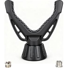 360° Rotating V Yoke Shooting Rest for Rifle Compatible with Shooting Stick Hunting Tripod, Gun Tripod and Monopod for Hunting & Outdoor Activities in Saudi Arabia