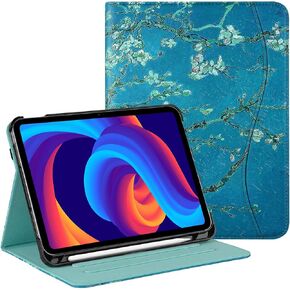 حافظة واقية لجهاز iPad (A16) الجيل الحادي عشر 11 بوصة (2025) وiPad الجيل العاشر 10.9 بوصة (2022)، غطاء حامل عرض متعدد الزوايا مع حامل قلم وجيب لجهاز iPad 11 بوصة، كحلي in Kuwait