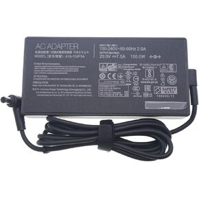 20V 7.5A 150W AC Adapter 6.0 * 3.7mm(EU Plug) in Saudi Arabia