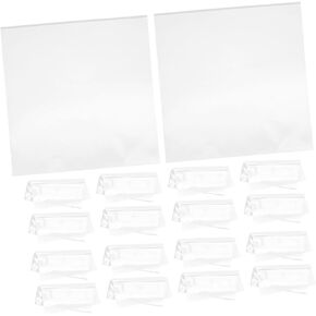 50Pcs Self Adhesive Vinyl Record Sleeves Protection Covers for Albums for Safeguarding Your Vinyl Collection Against Scratches and Damage in Saudi Arabia