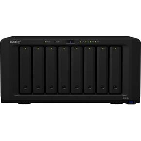 Synology DiskStation DS1819+ iSCSI NAS Server with Intel Atom 2.1GHz CPU, 16GB Memory, 32TB HDD Storage, DSM Operating System in Saudi Arabia