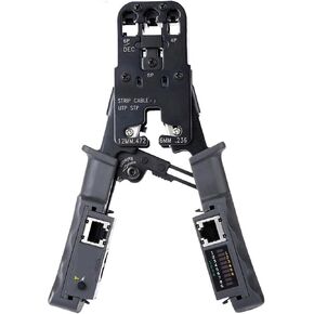 RJ45 Network LAN Cable Crimping Pliers Test Pliers 8P/6P/4P Wire Cutting Tool Test Crimping Pliers(Type 1) in Saudi Arabia