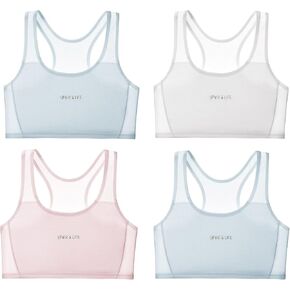 Cotton Bralette Seamless Cami Crop Bras Girls' Multi Cotton Built-Up Stretch Sports Bra in Saudi Arabia