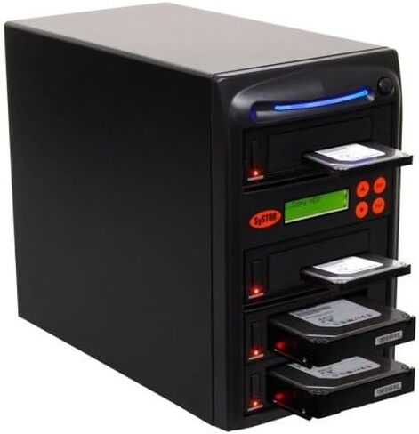 1:3 SATA 2.5" & 3.5" Dual Port/Hot Swap Hard Disk Drive/Solid State Drive (HDD/SSD) Duplicator/Sanitizer - (90MB/sec) in Saudi Arabia