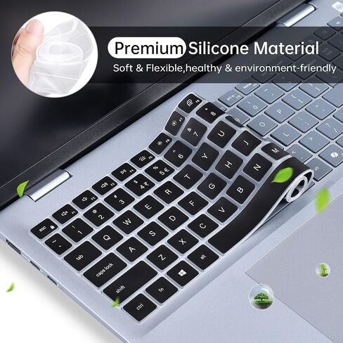 Keyboard Cover for 2025 Dell 16 Plus Laptop DB16250, Dell 16 Plus 2-in-1 Laptops DB16255 DB06250, Dell 16 Laptop DC16250 DC16251, Dell Inspiron 16 5640 5645 Keyboard Skin Protector, Black in Saudi Arabia