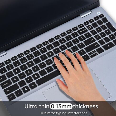 Keyboard Cover for 2025 Dell 16 Plus Laptop DB16250, Dell 16 Plus 2-in-1 Laptops DB16255 DB06250, Dell 16 Laptop DC16250 DC16251, Dell Inspiron 16 5640 5645 Keyboard Skin Protector, Black in Saudi Arabia