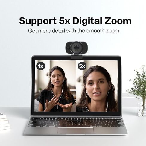 كاميرا MAXHUB للاجتماعات PTZ، كاميرا مؤتمرات الفيديو بتكبير بصري 12x، إطار تلقائي، تتبع الذكاء الاصطناعي، التحكم بالإيماءات، تصحيح الضوء التلقائي، 4 ميكروفونات، تعمل مع Microsoft Teams & Zoom & Google Meet (SC81) in Kuwait