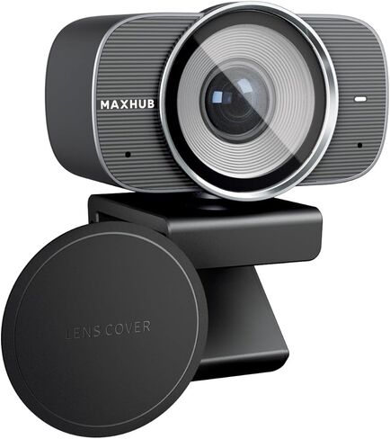 كاميرا MAXHUB للاجتماعات PTZ، كاميرا مؤتمرات الفيديو بتكبير بصري 12x، إطار تلقائي، تتبع الذكاء الاصطناعي، التحكم بالإيماءات، تصحيح الضوء التلقائي، 4 ميكروفونات، تعمل مع Microsoft Teams & Zoom & Google Meet (SC81) in Kuwait