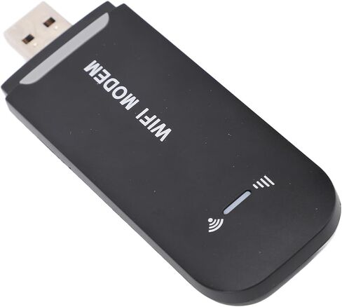 مودم Dpofirs 4G LTE WiFi - يدعم 8 أجهزة، حتى 150 ميجابت في الثانية، نقطة اتصال محمولة للسفر والأعمال، التوصيل والتشغيل، تشفير WPAWPA2 (أبيض) in Saudi Arabia