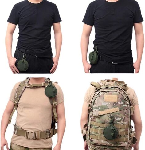 Mini Tactical MOLLE Pouch - Resistant EDC Pouch Bag Small Utility Pouch for Outdoor Travel in Saudi Arabia