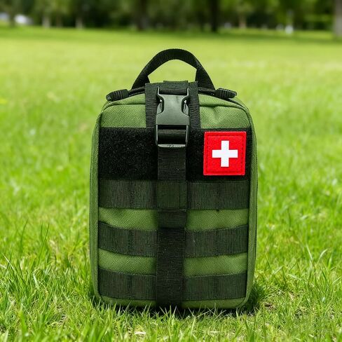 الحقيبة الطبية التكتيكية الفارغة، حقيبة المرافق ذات السعة الكبيرة Molle EMT Rip-Away، حقيبة Ifak الطبية الطارئة للصدمات العسكرية للمنزل والأنشطة الخارجية in Saudi Arabia