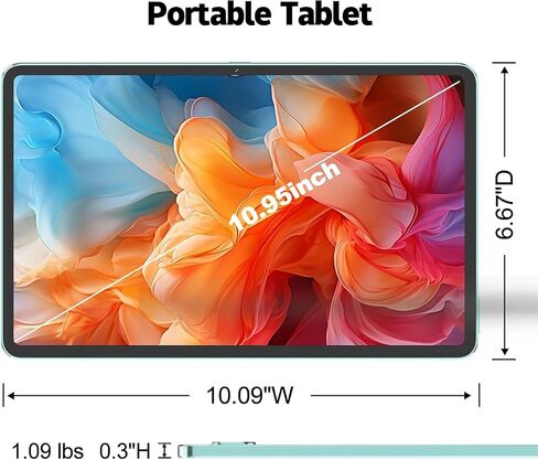 2025 Android Tablet, 12 inch 2K Large Screen Tablet with Case, 20GB RAM 256GB ROM, T616 2000x1200 Touch Screen, 5MP+15MP Dual Camera, Type-C Port, 20W PD Fast Charge, 8000mAh Battery, Metal Grey in Saudi Arabia