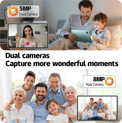 2025 Android Tablet, 12 inch 2K Large Screen Tablet with Case, 20GB RAM 256GB ROM, T616 2000x1200 Touch Screen, 5MP+15MP Dual Camera, Type-C Port, 20W PD Fast Charge, 8000mAh Battery, Metal Grey in Saudi Arabia