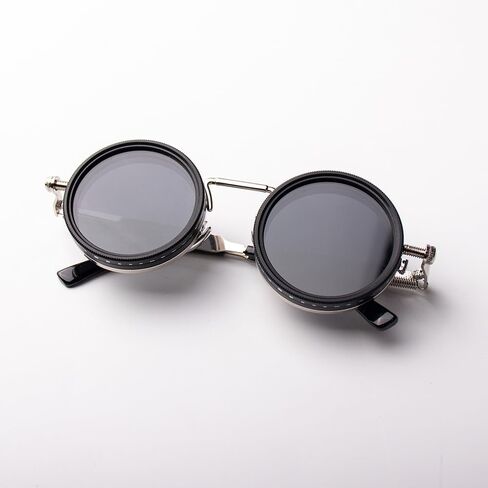 نظارات شمسية Steampunk بفلتر ND دوار، لون قابل للتعديل وحماية من الأشعة فوق البنفسجية 400 للقيادة وصيد الأسماك والخارج in Kuwait
