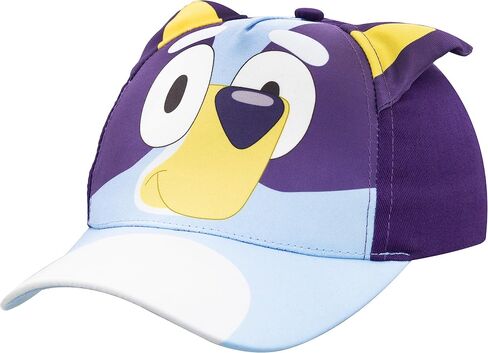 Bluey Toddler Baseball Cap – Cute Bluey Hat for Kids – Adjustable Toddler Ball Cap – Funny Cap for Kids with Flat Ears – Fun Cartoon Kids Baseball Cap – Breathable Cotton Hat in Kuwait