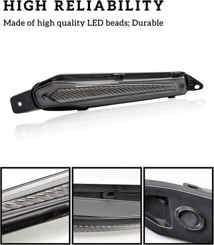 SAUTVS LED أضواء الانعطاف أثناء النهار لـ Can-Am Spyder، إشارة الانعطاف الأمامية DRL مع أضواء وامضة صفراء لملحقات Can Am Spyder RT 2020-2022 (قطعتان، استبدال #219401024) in Kuwait