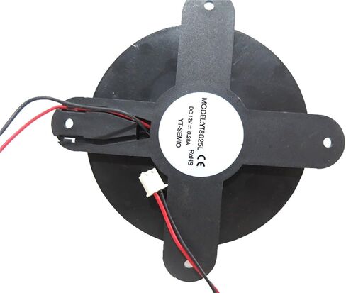 مروحة تبريد YT8025L DC12V 0.28A 2PIN in Saudi Arabia