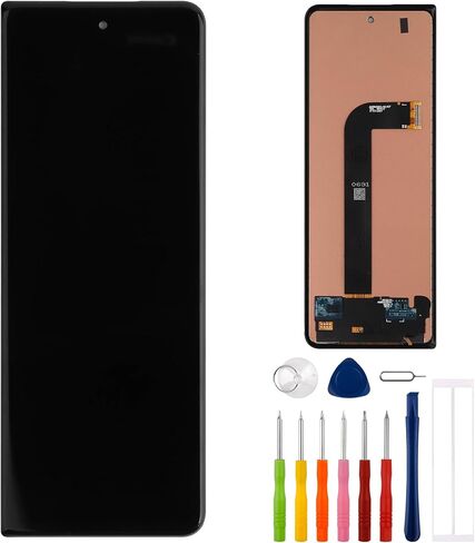 مجموعة محول رقمي لشاشة LCD بديلة تعمل باللمس متوافقة مع هاتف Samsung Galaxy Z Fold 3 SM-F926U/SM-F926U1 6.2 مع الأدوات (أسود) in Saudi Arabia