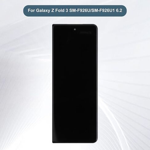مجموعة محول رقمي لشاشة LCD بديلة تعمل باللمس متوافقة مع هاتف Samsung Galaxy Z Fold 3 SM-F926U/SM-F926U1 6.2 مع الأدوات (أسود) in Saudi Arabia