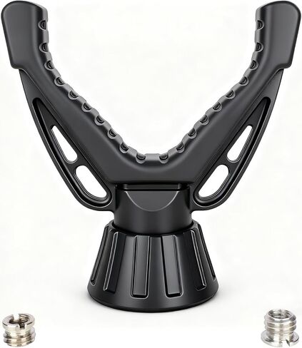 360° Rotating V Yoke Shooting Rest for Rifle Compatible with Shooting Stick Hunting Tripod, Gun Tripod and Monopod for Hunting & Outdoor Activities in Saudi Arabia