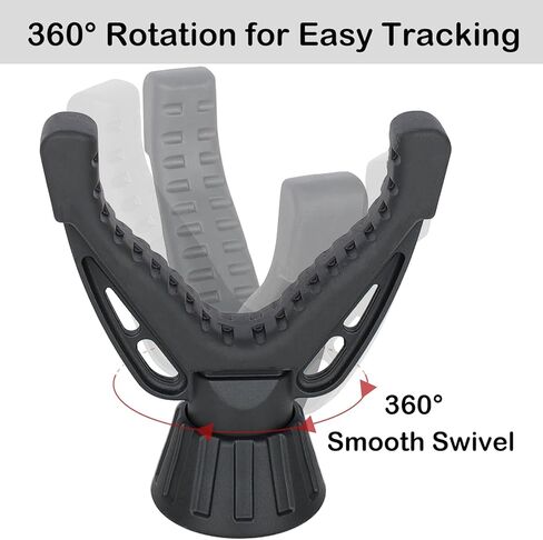360° Rotating V Yoke Shooting Rest for Rifle Compatible with Shooting Stick Hunting Tripod, Gun Tripod and Monopod for Hunting & Outdoor Activities in Saudi Arabia