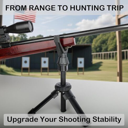 360° Rotating V Yoke Shooting Rest for Rifle Compatible with Shooting Stick Hunting Tripod, Gun Tripod and Monopod for Hunting & Outdoor Activities in Saudi Arabia