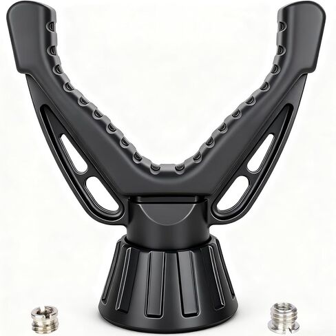 360° Rotating V Yoke Shooting Rest for Rifle Compatible with Shooting Stick Hunting Tripod, Gun Tripod and Monopod for Hunting & Outdoor Activities in Saudi Arabia