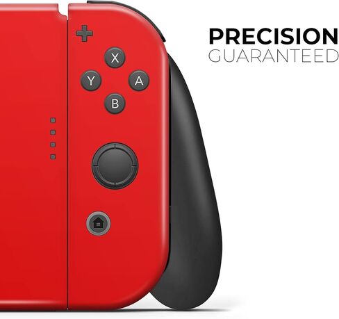 Design Skinz - Compatible with Nintendo Switch OLED Dock Only - Skin Decal Protective Scratch-Resistant Removable Vinyl Wrap Cover - Solid Red in Saudi Arabia