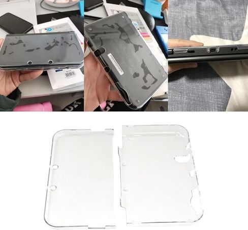 Slim Crystal Clear Protective Hard Shell Skin Case Cover for Nintendo New 3DS XL LL 2015 in Saudi Arabia
